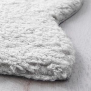 IKEA Fardrup Gray Faux Sheepskin Accent Rug